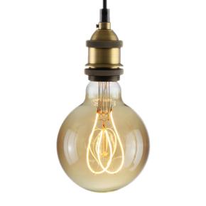 Globe G80 4W Twin Loop Filament LED Light Bulb