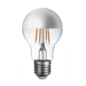 A60 Top Silver Plated Filament LED Light Bulb