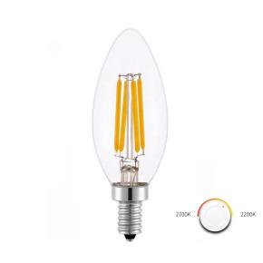 C35 3.5W Dim To Warm LED Filament Lamp