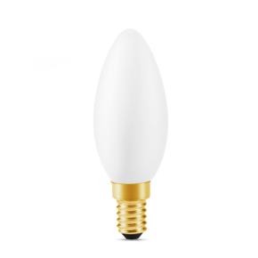 4W C35 Porcelain White LED Filament Bulb