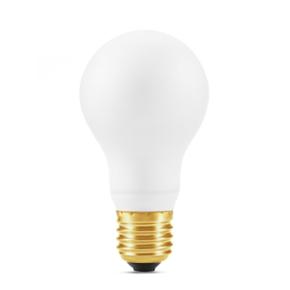 6W A60 Porcelain White LED Filament Bulb 