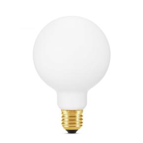 6W G125 Porcelain White LED Filament Bulb