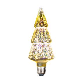 3D Fireworks-effect Glass Christmas trees LED Bulb