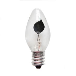 E12 3W C7 Flicker Flame Candle Light Bulb