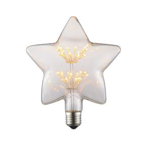 Large Five-Pointed Star 2W Edison LED Bulb