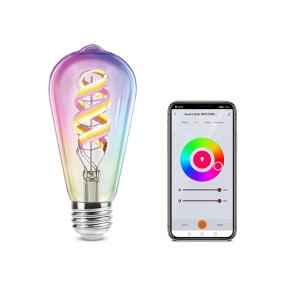 ST58 ST64 Remote Control Led Filament Bulb