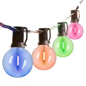 25ft Waterproof RGB G40 LED String Light