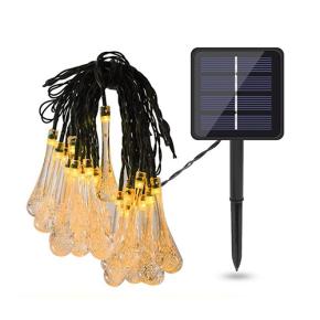 Outdoor Waterdrop Solar LED String Light