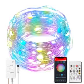 Smart Wifi Bluetooth RGB LED String Lights