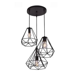 Metal Shade Diamond Ceiling Pendant Light 