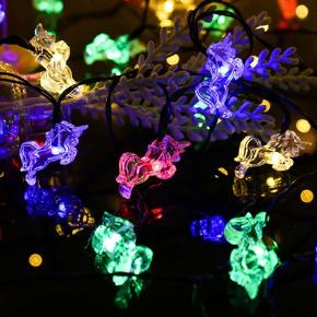 Unicorn Shape Solar LED String Lights