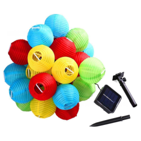 Outdoor Colorful Lanterns Solar LED String Lights