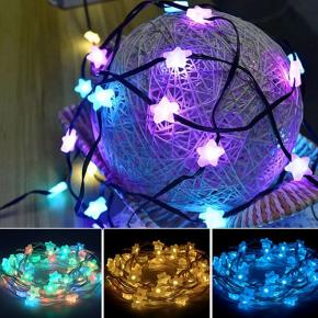 Bluetooth App Control RGB Star String Lights 