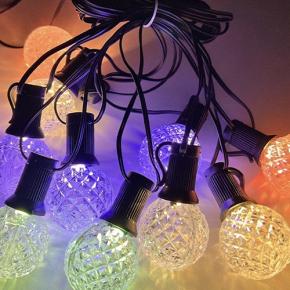 USB 5V G40 Pineapple Ball LED String Lights