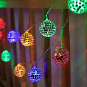 Reflective Mirror Ball LED String Light